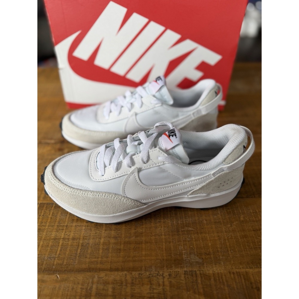 Nike Wmns Waffle Debut White Grey Women Casual Lifestyle Shoes DH9523-100 Size 6